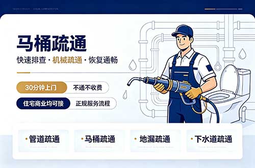 阆中马桶疏通