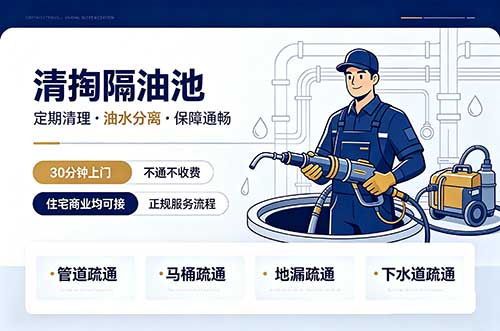 阆中清掏隔油池
